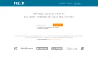 Prixm.org(PRIXM, le média qui vous fait re-découvrir la Bible) Screenshot