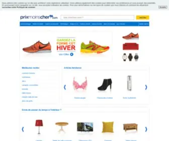 Prixmoinscher.com(Avant d'effectuer vos achats comparez les produits sur) Screenshot
