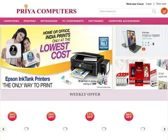 Priyacomputers.in(Online Shopping in India) Screenshot