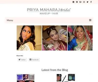 PriyamaharajBridal.com(Atlanta Indian) Screenshot