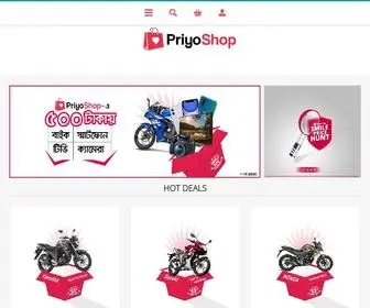 Priyoshop.com(Online Shopping in Bangladesh) Screenshot