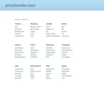 Prizebonde.com Screenshot