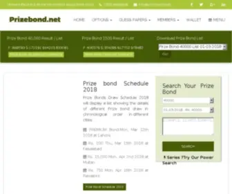 Prizebond.net Screenshot