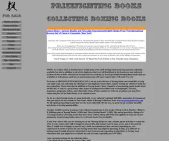 Prizefightingbooks.com Screenshot