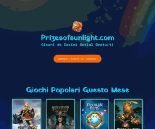 Prizesofsunlight.com Screenshot