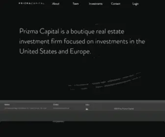 Prizmacapital.com(Prizma Capital) Screenshot