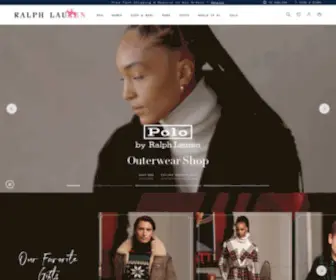 PRL.com(Ralph Lauren) Screenshot