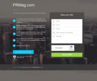 Prmag.com(Forsale Lander) Screenshot