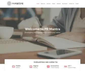 Prmantra.com(PR Mantra) Screenshot