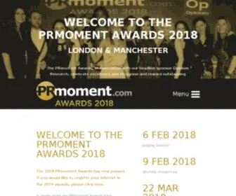 Prmomentawards.com(PRmoment Awards 2021) Screenshot