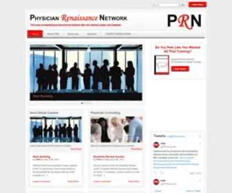 PRnresource.com(Physician Renaissance Network) Screenshot