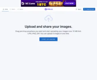 PRNTS.cc(Upload and share your images) Screenshot