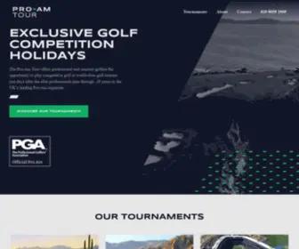 Pro-Amtour.com(Pro-Am Tour) Screenshot