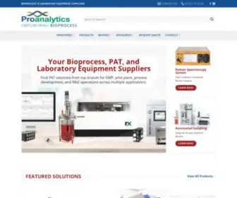 Pro-Analytics.net(Bioprocess & Laboratory Equipment Suppliers) Screenshot