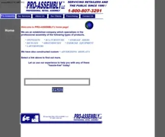 Pro-Assembly.com(PRO-ASSEMBLY LLC) Screenshot