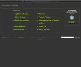 Pro-Auction-Script.com(Pro auction script) Screenshot