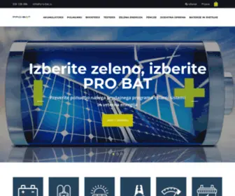Pro-Bat.si(Podjetje PRO) Screenshot