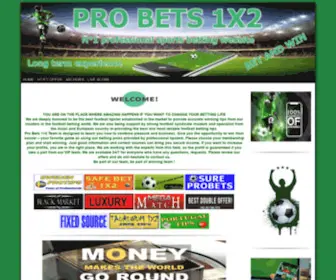 Pro-Bets1X2.com(Fixed Matches) Screenshot