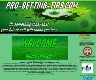 Pro-Betting-Tips.com Screenshot