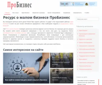 Pro-Biznes.com(Все о малом бизнесе) Screenshot