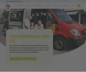 Pro-Buergerbus-NRW.de(Pro Buergerbus NRW) Screenshot