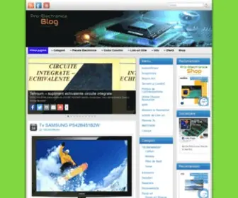 Pro-Electronica.net(Un blog despre ELECTRONIC) Screenshot