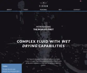 Pro-Ferrum-Oil.com(Complex fluid with wet drying capabilities) Screenshot