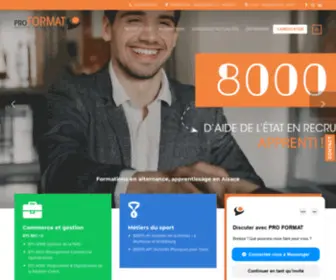 Pro-Format.fr(BTS alternance Alsace) Screenshot