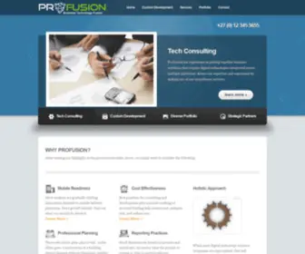 Pro-Fusion.co.za(Pro Fusion IT Solutions) Screenshot