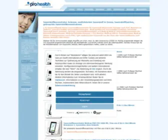 Pro-Health-International.com(Sauerstoffkonzentrator) Screenshot