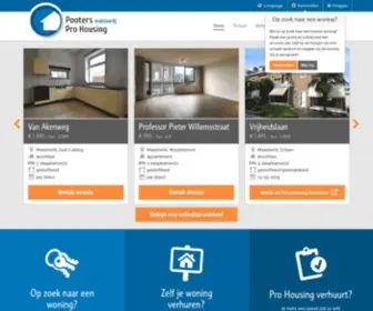 Pro-Housing.nl(Pro-Housing Maastricht) Screenshot