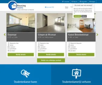 Pro-Housingrooms.nl(Pro-Housing Rooms) Screenshot