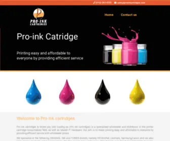 Pro-Inkcartridges.com(Pro Inkcartridges) Screenshot