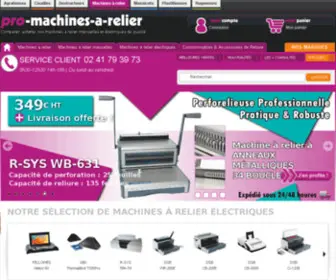 Pro-Machines-A-Relier.com(Pro) Screenshot