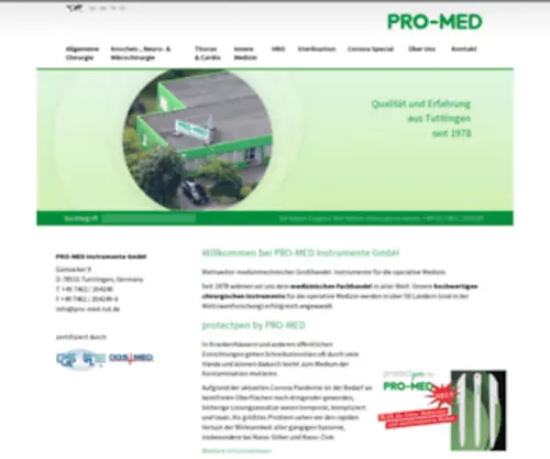 Pro-Med-Tut.de(Pro Med Tut) Screenshot