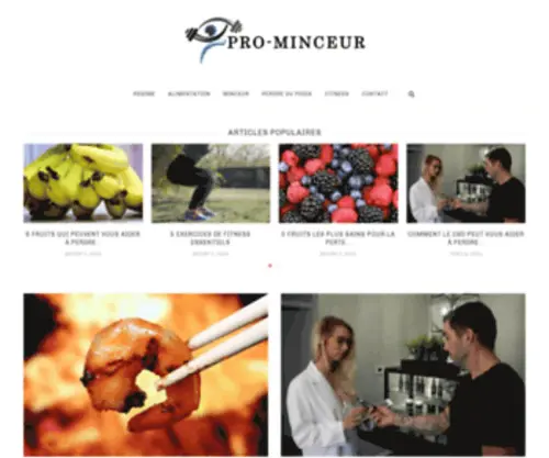 Pro-Minceur.com(Conseils et astuces pour perdre du poids rapidement) Screenshot