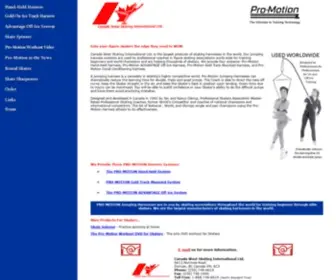 Pro-Motionharness.com(Figure Skating Jumping Harness System and other Ice Skating Essentials) Screenshot
