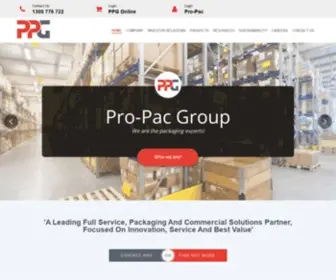 Pro-Pac.com.au(Pro-Pac Packaging Group) Screenshot