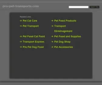 Pro-Pet-Transports.com(Dog breeds) Screenshot