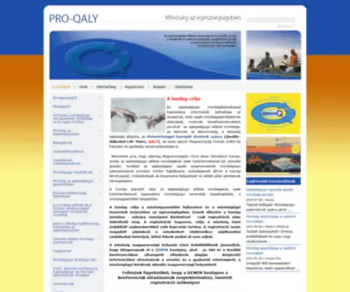 Pro-Qaly.hu(MinĹsĂŠg az egĂŠszsĂŠgĂźgyben) Screenshot