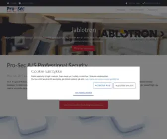 Pro-Sec.dk(Joomla) Screenshot