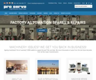 Pro-Servo.com(Factory Automation Spares & Repairs) Screenshot