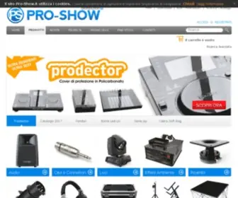 Pro-Show.it(Distribuzione Audio e Luci per lo spettacolo) Screenshot