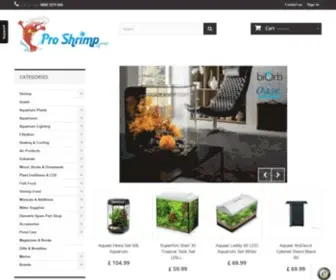 Pro-Shrimp.co.uk(Pro Shrimp UK) Screenshot
