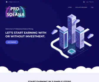 Pro-Solana.com(PRO SOLANA) Screenshot