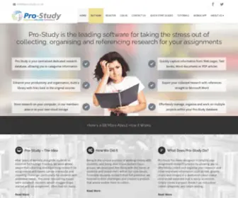 Pro-Study.co.uk(Home) Screenshot