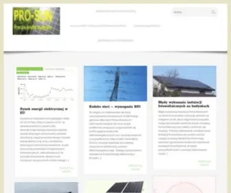 Pro-Sun.pl(Energia odnawialna) Screenshot