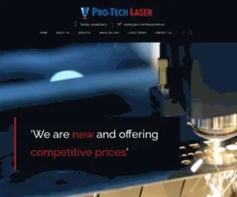 Pro-Techlaser.com.au(Pro-Tech Laser) Screenshot