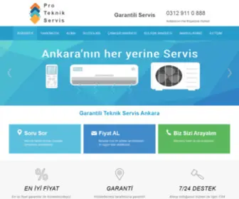 Pro-Teknikservis.com(Ankara Beyaz Eşya Servisi) Screenshot