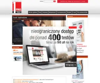 Pro-Test.pl(Pierwszy magazyn z testami w Polsce) Screenshot